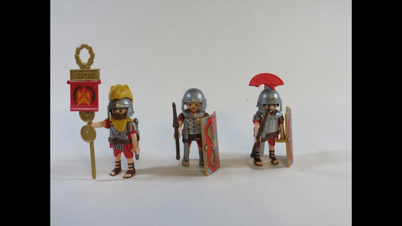 Playmobil set 6490 3 Roman Soldiers (Playmobil Plus) review YouTube