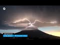 Spectacular lightning strike on Volcán de Agua, Guatemala