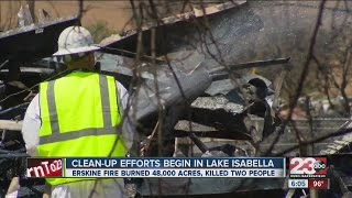 Lake Isabella clean up efforts