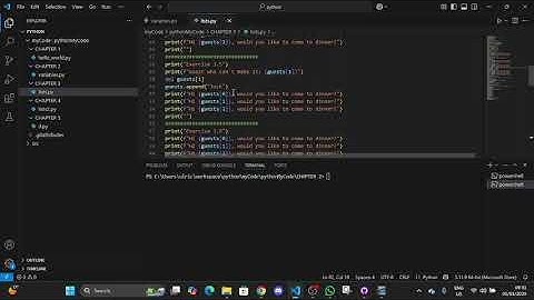 Python Crash Course Chapter 2 Variables and Simple Data Types Chapter 3 Introducing Lists