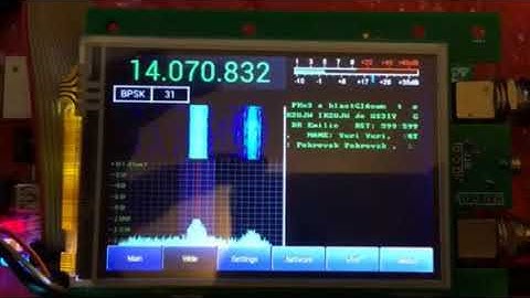 AFEDRI SDR-Net in standalone mode BPSK decoding