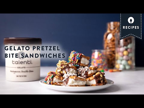Talenti Gelato Pretzel Bite Sandwiches