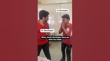 When Junior Developer mess up with the code. #reels #shorts