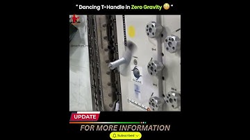 Dancing T-Handle in Zero Gravity 😲 | Mind-Blowing Space Experiment! 🚀 #shorts