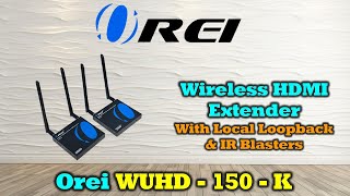 Orei Wireless Hdmi Extender 4K 60Hz 150 Ft 5.15.2 Ghz Stream Laptoppcps4 To Tv Or Projector