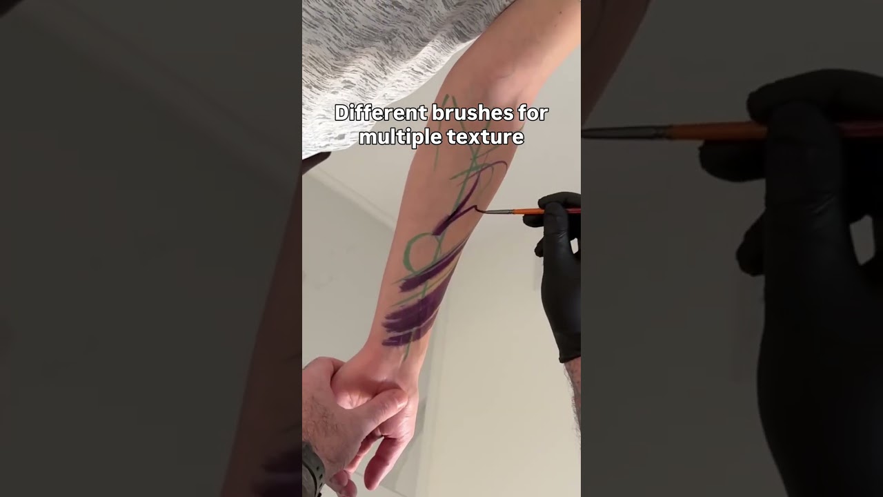 Step into the world of Hardpainting Abstract Tattoo with @marcoencre