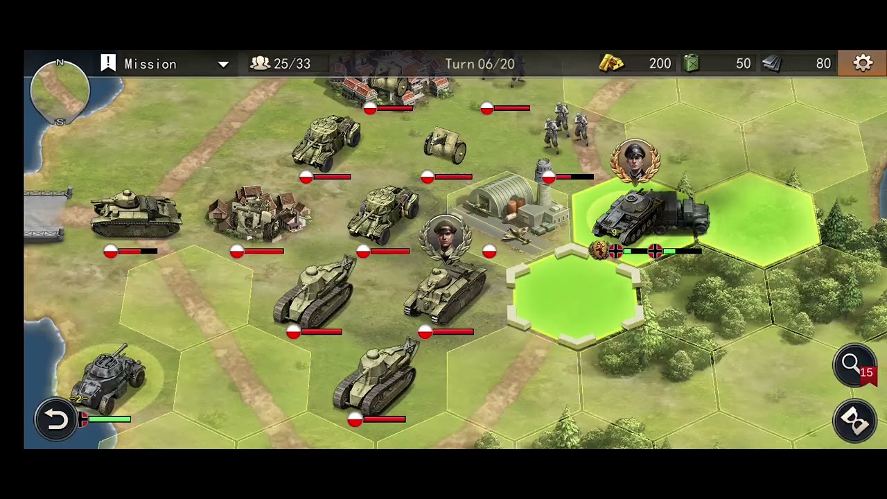 продвижение к реке Висла (в игре World War II)