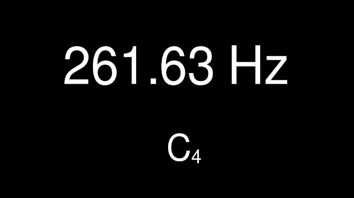 Sine Wave C 4 - 261.63 Hz for 15 minutes - Test Tone