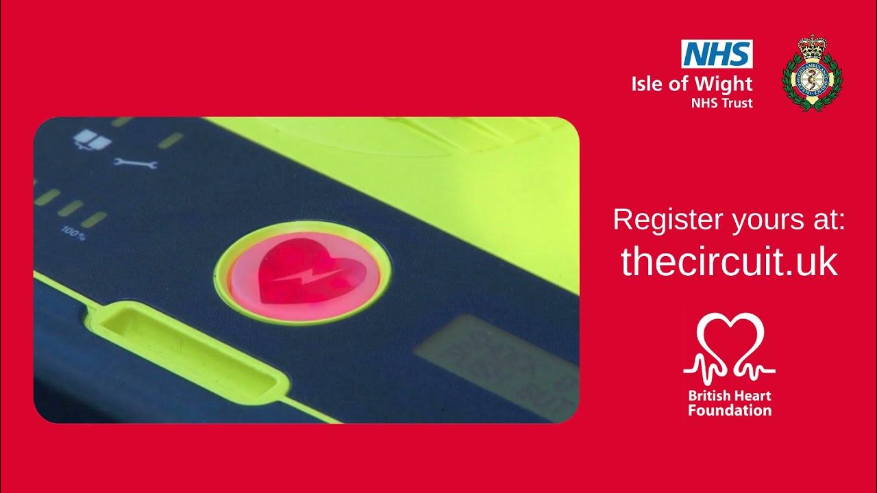 Register your defibrillator on the British Heart Foundation's The