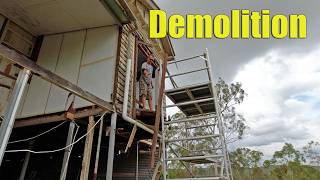 He's pulled the house apart!