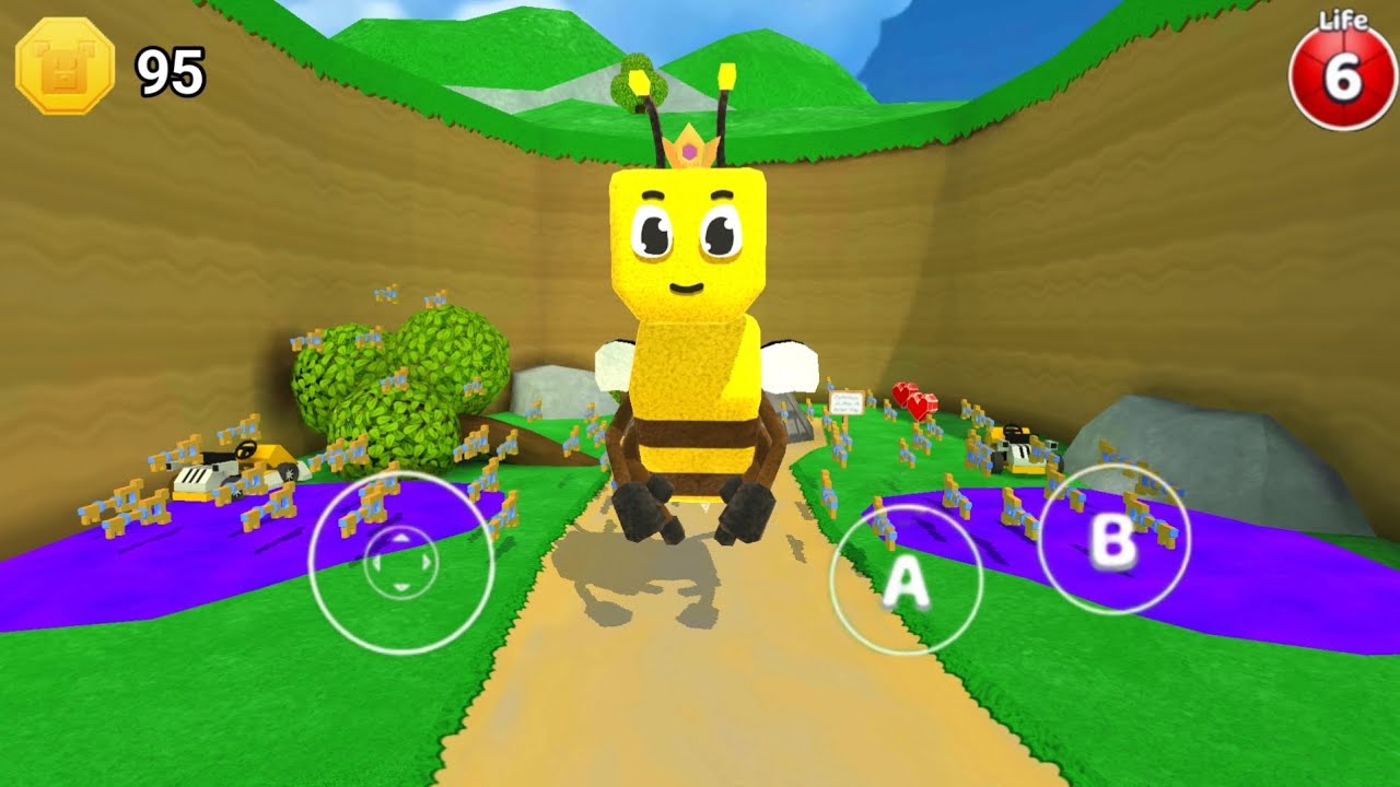 Queen Bee in Turtletown / Super Bear Adventure Gameplay Walkthrough 