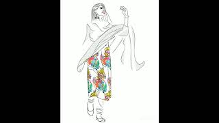 Fashion illustration  Kurthi/Portfolio Ideas??shorts