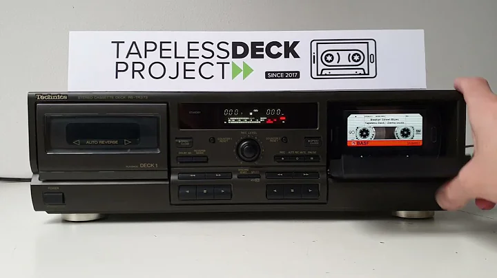 TECHNICS RS-TR373 converted into MP3/FLAC player - Tapeless Deck Project