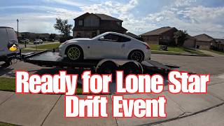Loading Up the 370z for Drift Weekend..