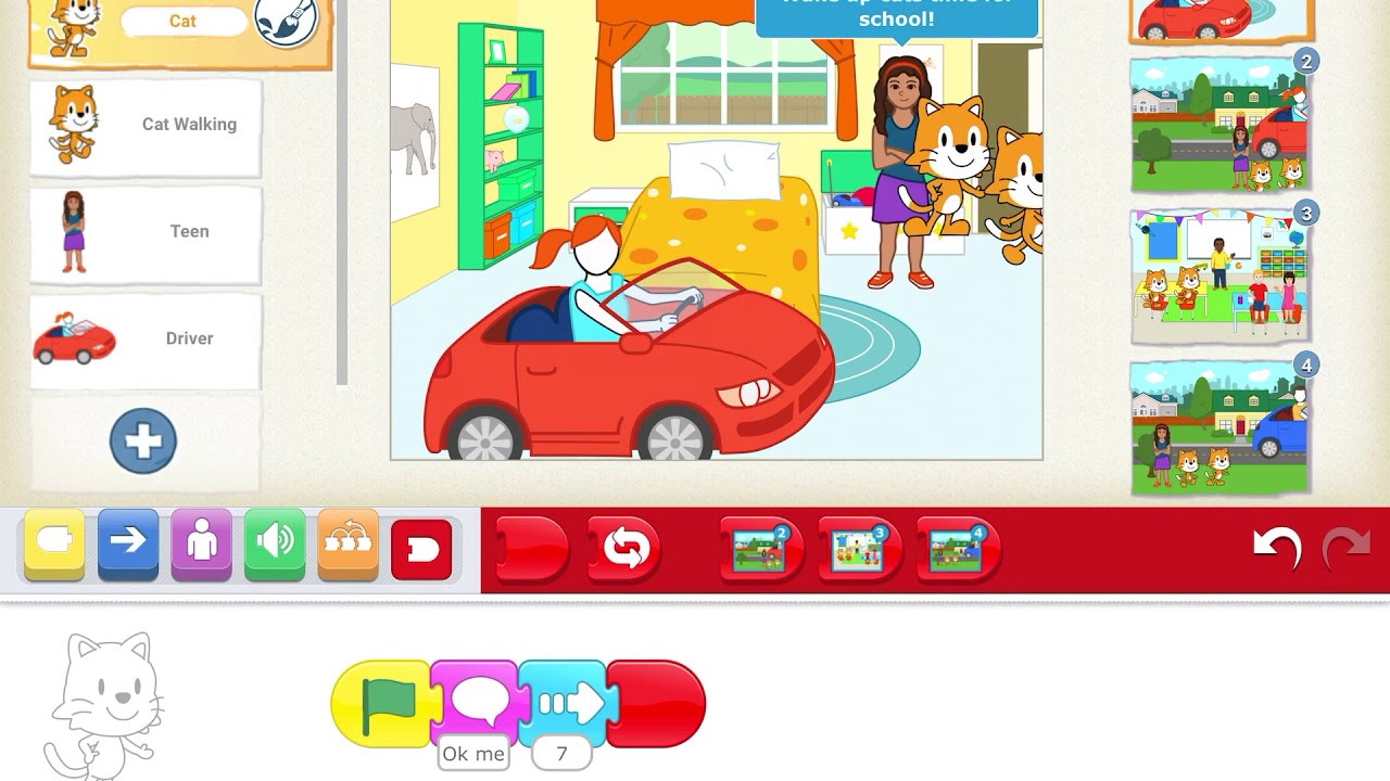 Scratch project for teacher YouTube