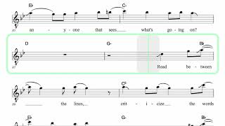 QUEENSRŸCHE ● Is there Anybody Listening[ [  Isolated Vocals 1 + SCORE ] screenshot 3