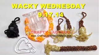 WACKY WEDNESDAY 9.17.14 FINGER LOOM REVIEW Tutorials/How to Make by Crafty Ladybug