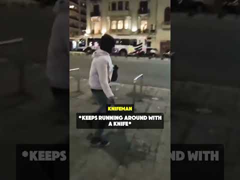 Good Samaritans Take Care Of Knifeman 👏 #shorts