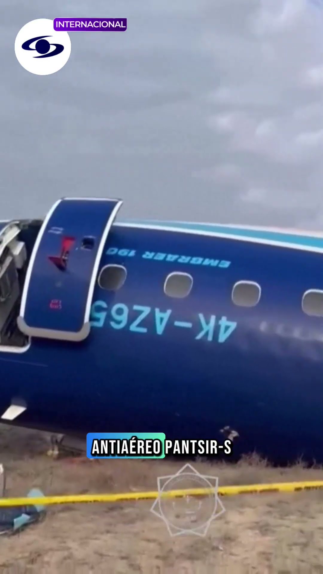 Sospechas de que un misil ruso pudo derribar el avión que se estrelló en Kazajistán