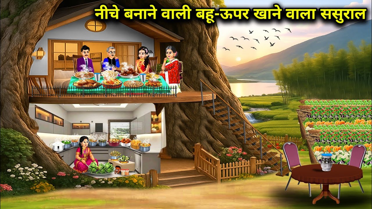 नीचे बनाने वाली बहू- ऊपर खाने वाला ससुराल||Daughter-in-law who cooks downstairs - in-laws who eat up