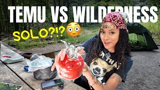 I Went Solo Camping for the First Time… Using Only Temu Gear 