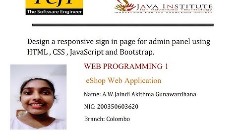 Design a responsive sign in page for admin panel using HTML , CSS , JavaScript and Bootstrap