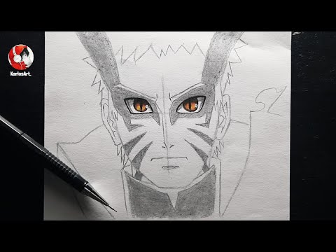 Dibujo Digital Naruto Modo Barion