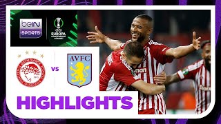 Olympiacos 2-0 Aston Villa (agg. 6-2) | Europa Conference League 23/24 Match Highlights