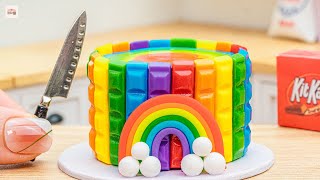 Amazing KitKat Cake Dessert | Wonderful Miniature KitKat Rainbow Cake