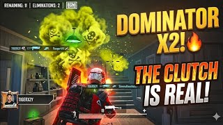 Dominator X2! 🔥|| Epic BGMI Clutch Moments ☠️💯