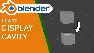 Blender How to display Cavity