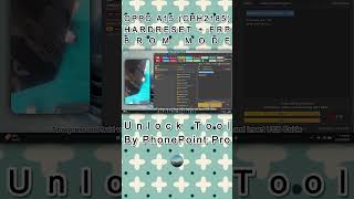 Oppo A15 FRP Bypass Done (MTK Preloader Mode) | Unlock Tool | PhonePoint Pro