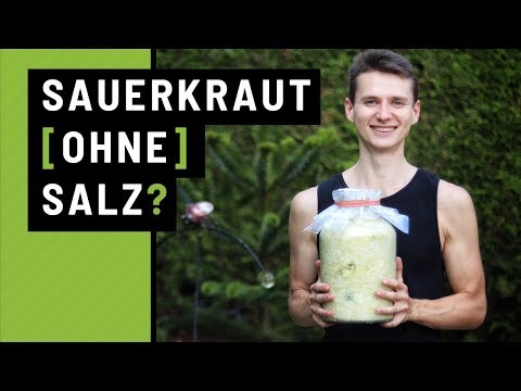 Video: Wie Man Sauerkraut Ohne Salz Kocht