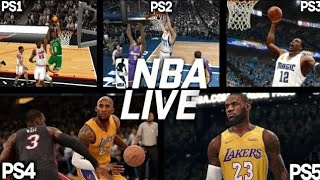EVOLUTION OF NBA LIVE GRAPHICS (1994-2022) PS1 VS PS2 VS PS3 VS PS4 VS PS5
