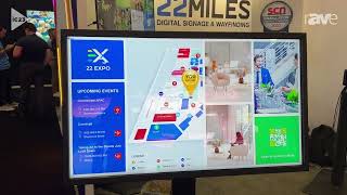 InfoComm 2023: 22MILES Demos 22Miles Digital Signage and Wayfinding Templates on Web Manager