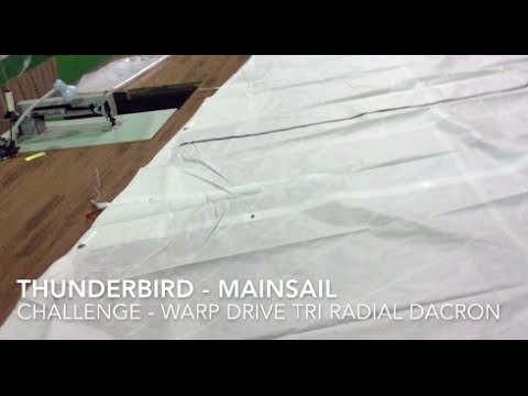 Thunderbird -  Mainsail - Challenge Sailcloth Warp Drive Dacron