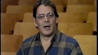 Raul Julia with students and Distinction 1992 English