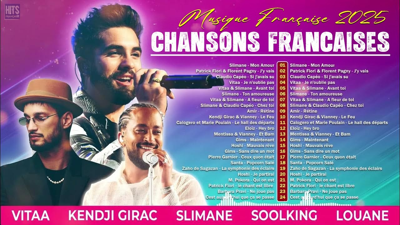 🇫🇷 Les Plus Belles Chansons Françaises 2026 ⚡ Musique Française: Kendji Girac, Louane Songs