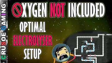 Oxygen Not Included - Optimal Electrolyser Setup - (ONI PC Walkthrough Series Commentary) S2E07