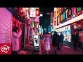 Night Streets In Tokyo Shinjuku Kabukicho 24/7 City 4K