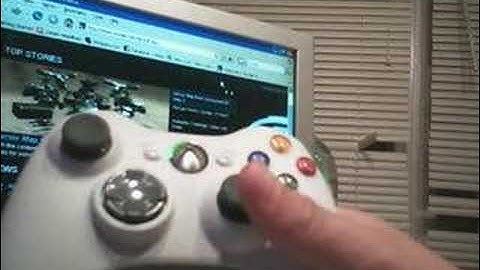 Xbox 360 Controller as a Mouse