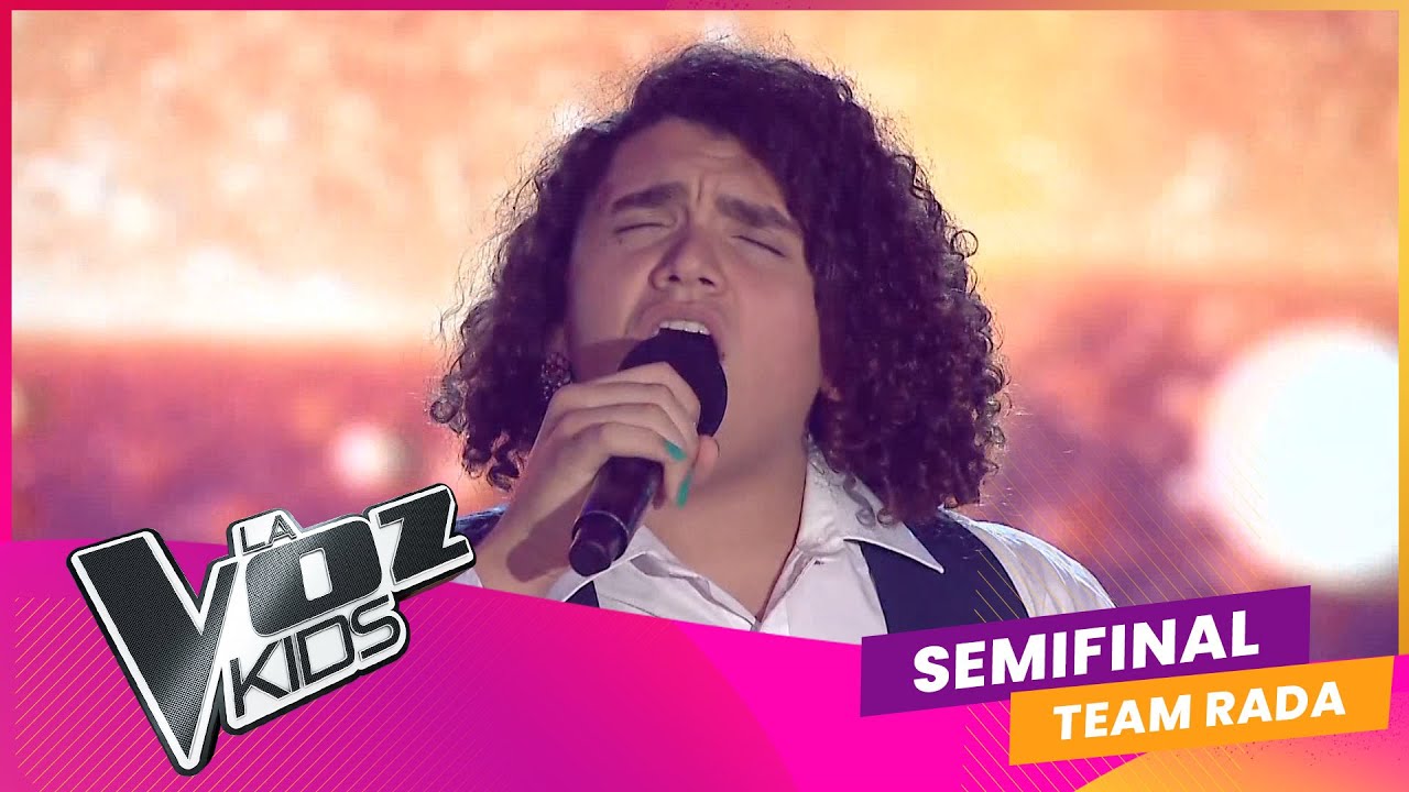 Jalil Elías canta Rezo por vos | Semifinal | La Voz Kids Uruguay 2023