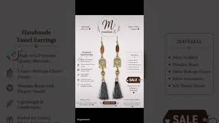 #earings #fashiondesigner #onlinebusiness #handmade
