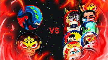 BLOB.IO ¤ FFA ¤ 2 player pro vs 100 player pro|funny moments|go up to 35k mass in FFA