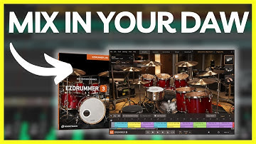 How To Setup EZ DRUMMER 3 For Mixing in Your DAW