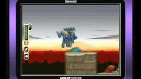Megaman Zero 2 Rank-S hard Intro level (PAL)