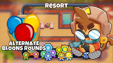 Resort [Alternate Bloons Rounds] [🚫 Monkey Knowledge] Walkthrough/Guide | Bloons TD6