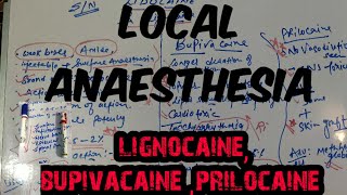 Local Anaesthesia.part 04 Lignocaine Bupivacaine Prilocaine