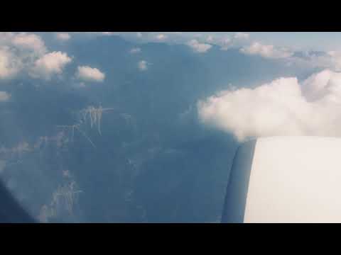 Kathmandu landing (Singapore - Kathmandu flight MI 412)