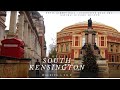 London walk in the rain: The Royal Albert Hall to The Natural History Museum, South Kensington